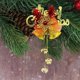 thumbnail image 4 of Campanas navideñas colgantes para árbol | Adornos navideños de ABS rojo, azul y amarillo | Campanas Yuanbao de metal con sonido nítido y diseño de copo de nieve | Adorno navideño para decorar el, 4 of 6