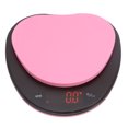 thumbnail image 1 of Digital Cocina Báscula 5kg/0,1g Balanza Corazón Forma Mini Portátil Electrónica Báscula con LCD Pantalla para Cocinar Hornear, Rosa, 1 of 6