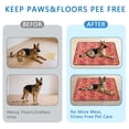 thumbnail image 6 of Jumbo 48x48 Inch Washable Puppy Training Pad 2-Count, Highly Absorbent Reusable Dog Potty Mat, Leakproof & Skid-Resistant for Crates & Living Areas, Floral Design, 6 of 8