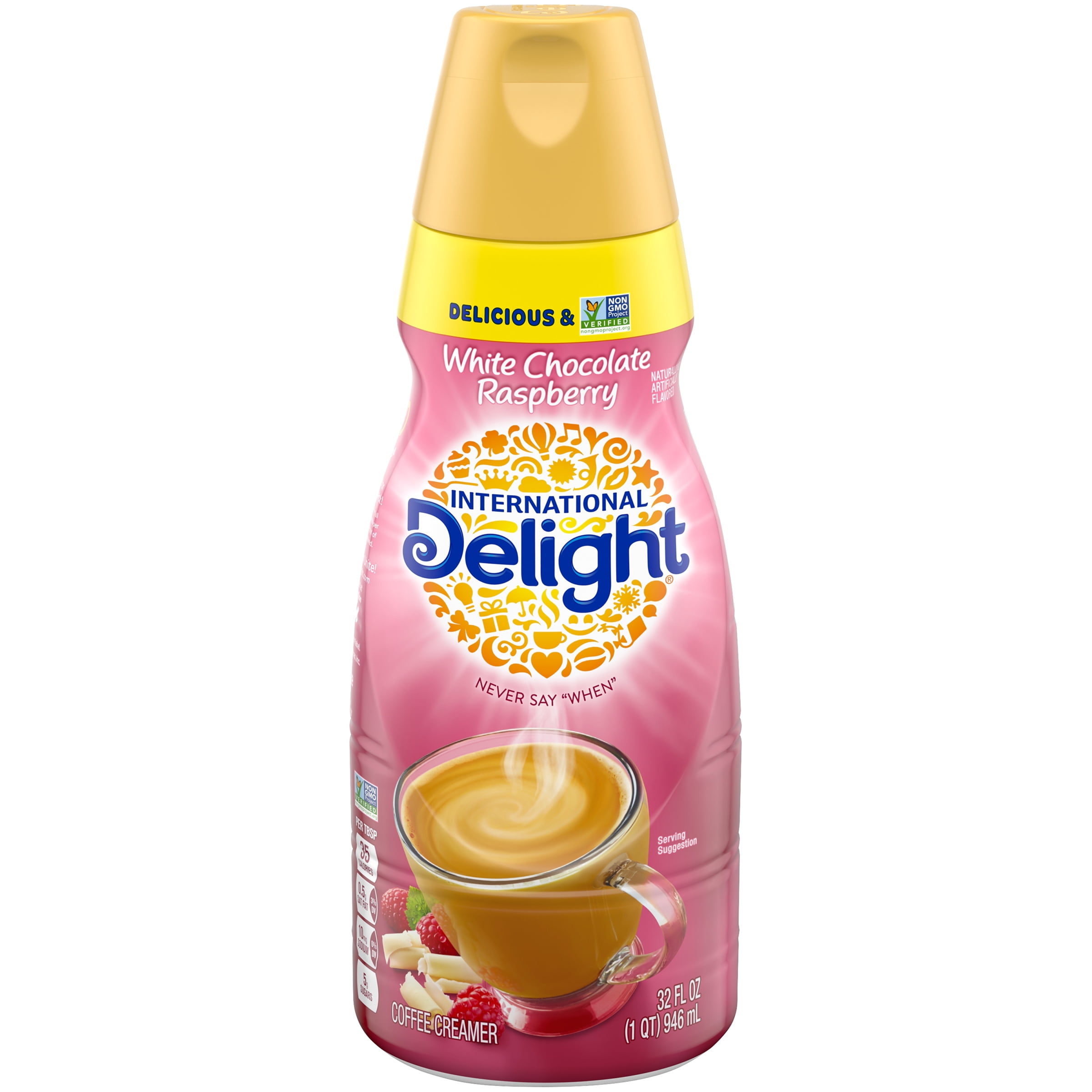 Download International Delight White Chocolate Raspberry Coffee Creamer, 32 Oz. - Walmart.com - Walmart.com