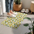 thumbnail image 4 of Yellow Lemon Fruit Leaves Beige Pattern Door Rugs,Washable Non Slip Door Mats Indoor,Decorative Door Mats,Entry Mat Indoor for Entrance,Bedroom,Kitchen,Bathroom,16"x24", 4 of 6