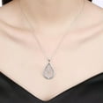 thumbnail image 3 of EOEMY 925 Silver Retro Drop Women For Women Necklace Jewelry Wedding Party Noble Gift, 3 of 5