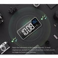 thumbnail image 6 of MINKUROW Digital Alarm Clock with Temperature & Humidity Display,6.6 inch Silent Table Clock with LED Time Display,12 24H,Dual Alarm Setting,Snooze, 6 of 7