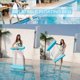 thumbnail image 5 of Hamaca de agua flotante inflable cama hamaca de agua cama flotante hamaca de agua flotante multiusos, para fiesta de verano natación playa vacaciones adultos niños juguete de agua (azul) JFHHH pequeña, 5 of 5