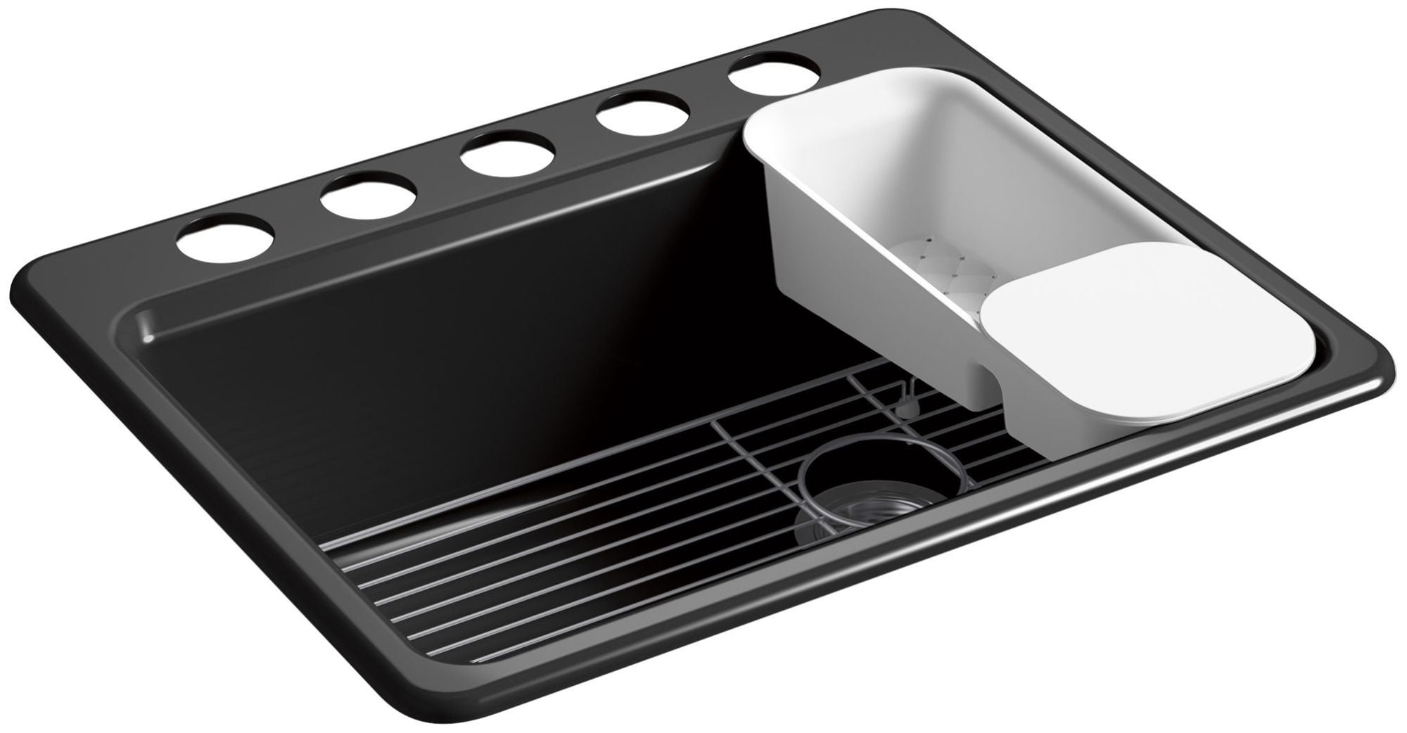 Kohler K86685Ua2 Riverby 27" Undermount Single Basin Cast Iron