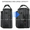 thumbnail image 6 of KROSER Expandable Polyester Laptop Messenger Bag, 17.3 Inches, Black, 6 of 10