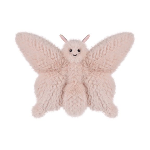 Apricot Lamb Elegant Pink Butterfly Stuffed Animals for Kids 9.4 Inches
