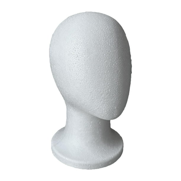 Cabeza de modelo de cabeza de maniquí, soporte de pelucas liviano estable de peluca, modelo de cabeza de maniquí para bolsillos para ropa de cabello