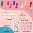 thumbnail image 4 of Diy Colourful Clay Pasta Machine  Kid Pretend Play Simulation Hamburg Machine Set for Girl Toys Gift, 4 of 13
