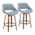 thumbnail image 1 of Fabrico Mid-Century Modern Counter Stool by LumiSource, 1 of 8
