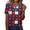 Wine(American Flag Stars Plaid), variant on Iaqnaocc Womens Shirts 250 Anniversary Usa 4th Of July Short Sleeve Button Up V Neck Independence Day American Flag Stars Plaid Tops Retro 2026 Summer Plus Size Tee Tops Wine XXL