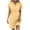 Yellow1402, variant on VNKIDY Classic Women Dresses V Neck Solid Color Pullover Comfortable Casual Button Down Dress Summer Autumn