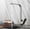 BrushedNickel, variant on Square Kitchen Faucet Matte Black Hot and Cold Kitchen Sink Faucet 360 Degree Swivel Mixer Deck Mount Faucet