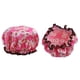 thumbnail image 1 of Pack de 2 gorros de ducha reutilizables e impermeables para baño rojo, 1 of 9