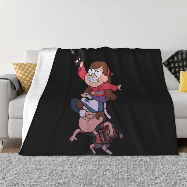Manta de microfibra ultra suave y cálida de Gravity Falls para cama, sofá, sala de estar, manta de microfibra ultra suave