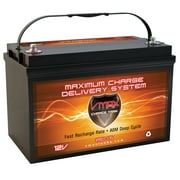 Vmaxtanks XTR31-135 for Fisher Pontoon Group 31 AGM 12V Marine Deep Cycle Battery