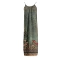 thumbnail image 4 of Sakmal Casual Backless Cami Dresses Womens Mumu Maxi Lounge Dress Sleeveless Floral Crew Neck Sundress for Women L, 4 of 6