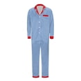 thumbnail image 2 of Matching Christmas Pajamas for Family Silk Christmas Pajamas Long Sleeve Button down Festival Party Sleepwear Top and Pajamas Pants Christmas Pajama Set Family, 2 of 7
