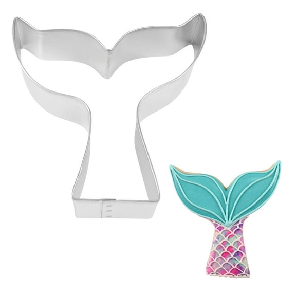 R&M International Mermaid Tail 3.75" Cookie Cutter
