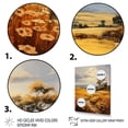 thumbnail image 3 of Designart "England Golden landscapesengland Landscape" England Floater Framed Wall Art Living Room, 3 of 7