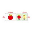 thumbnail image 1 of Baby Learning Cards, Safe Durable Educational Cognitive Cards, 75x55mm Cognitive Cards With Iron Box for Vehicle/Animal/Fruit/Living Goods, 1 of 7