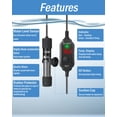 thumbnail image 3 of Calentador de acuario AquaMiracle®, ajustable, sumergible, 150 W, con forma de pez, 3 of 7