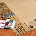 thumbnail image 2 of Ladole Rugs Guinea Collection Border Pattern Innovative European Area Rug Carpet in Cream, 5x8(5'3" x 7'6", 160cm x 230cm), 2 of 4