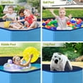 thumbnail image 2 of BIGTREE Pet Swimming Pool Foldout Instant Dog Bath Protective Anti-Slip 47" Blue, 2 of 7