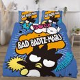 Bad BadtzMaru 3Piece Bedding Set（1 Quilt Cover +2 Pillowcases） For