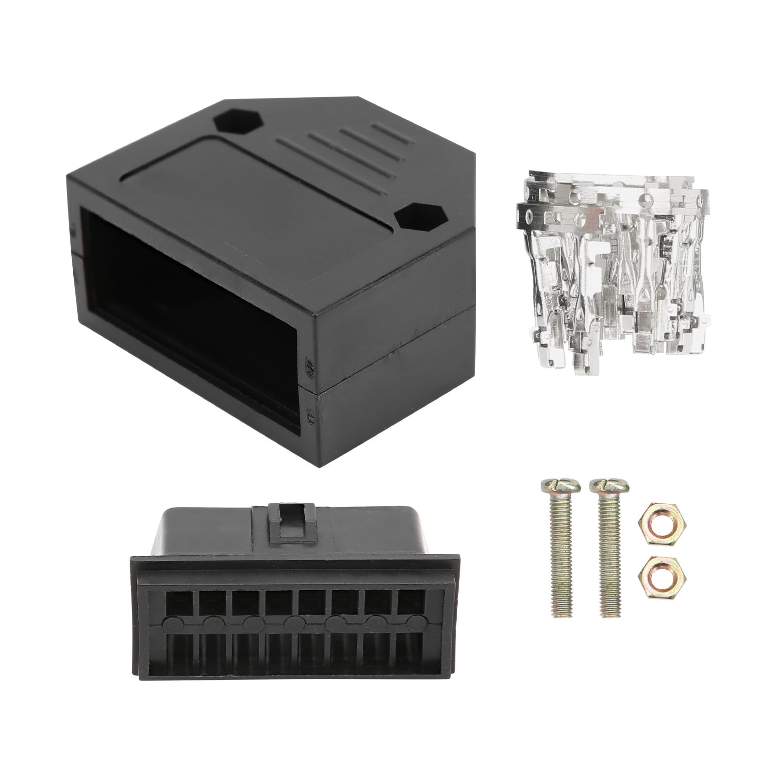 Ecoyyzn OBD2 Plug,16Pin Universal OBD2 Plug Male Connector OBD Connect