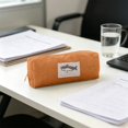 thumbnail image 2 of Corduroy Shark Pencil Pouch for s, Large Pen Case with Zipper, Holds 40 Pencils, Ideal for Office Desk or Travel, 2 of 6