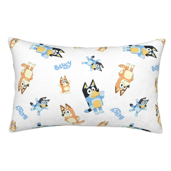 Saiise Bluey Printed Pillowcases with Envelope Closure, Gift for Women Men-14"x20" (Pillow not included)