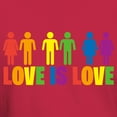 thumbnail image 3 of CafePress - Love Is Love Dark T Shirt - Men's Classic Graphic Cotton T-Shirt, 3 of 4
