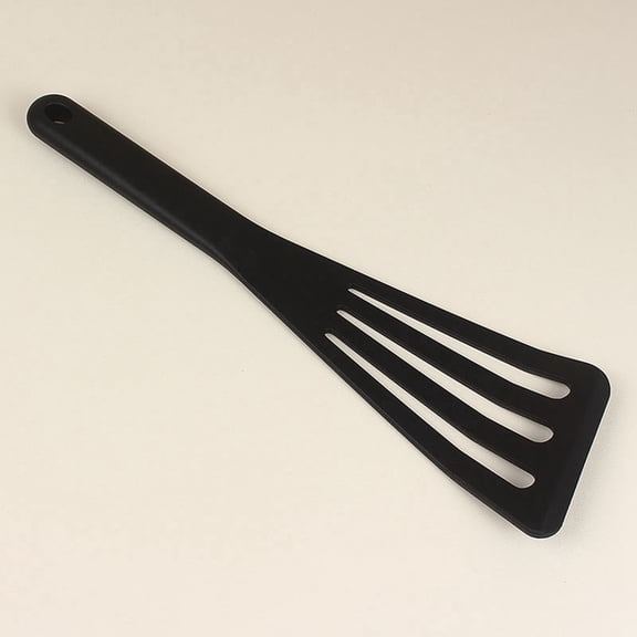 Silicone Fish Spatula - Egg and Fish Turner Spatula with Extra Durability - Black Version