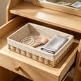 thumbnail image 6 of Dvumao Vines Woven Storage Basket, Polyester Clothing Storage Basket, Multi-Purpose Storage Tray, 6 of 7