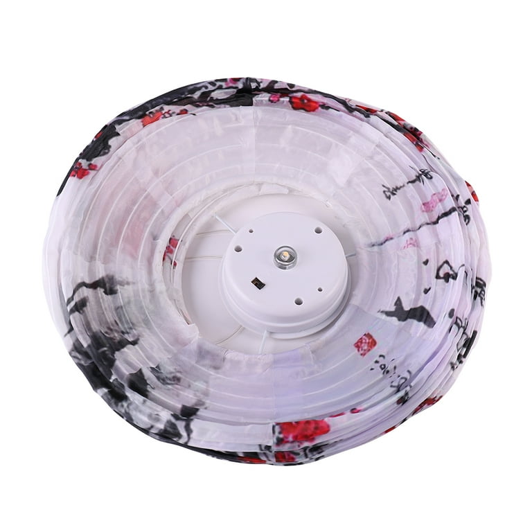 TBOLINE Solar Lantern Chinese Japanese Print Hanging Outdoor