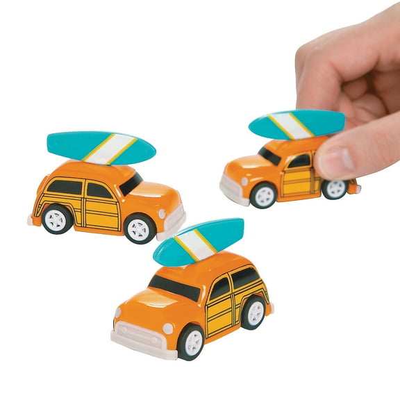 Woody Pullback - Party Favors - 12 Pieces