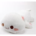 thumbnail image 2 of Muñeco de peluche súper suave y lindo con forma de gato, almohada para cama, muñeco para dormir (blanco), 2 of 4