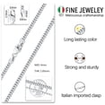 thumbnail image 3 of Cadena de Plata Esterlina S925 Eterjew 4mm 51cm, 3 of 5
