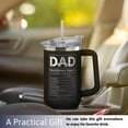 thumbnail image 4 of Vaso térmico KATLADIZ para papá, regalo de 1.18 litros de acero inoxidable, 4 of 7