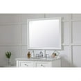 thumbnail image 3 of Aqua rectangle vanity mirror 30 inch in White, 3 of 5