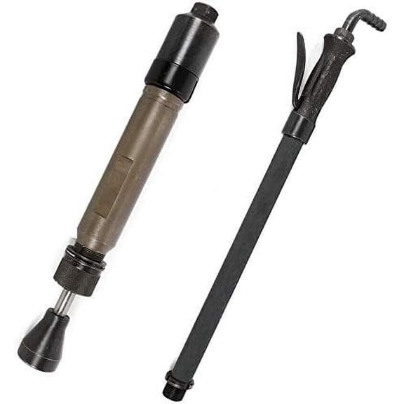 CNCEST D9 Pneumatic Tamping Machine Earth D9 Sledgehammer Pneumatic Sand Rammer Air Tamper Splitter Hammer Sander Large Casting Tools 110V 1180mm