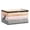A, variant on Large Clear Thick Plastic Storage Box with Hinged Lid, Binkne Heavy-Duty Durable High Capacity Organizer, Perfect for Home, Camping, Travel, Attic and Moving