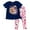 Groot / rocket, variant on Marvel Avengers Captain America Toddler Girls Peplum T-Shirt and Leggings Outfit Set Toddler to Big Kid