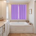 thumbnail image 3 of Curtains 63 Inch Length 2 Panels, Purple Striped Grommets Window Treatment Curtain, Geometric Pink Vertical Solid Rainbow Thermal Curtains Drapes for Living Room/Bathroom, 3 of 9
