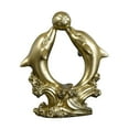 thumbnail image 3 of Figura de delfín, escultura de animal marino, adorno de escritorio moderno, estatua decorativa para estantería, gabinete de oficina, decoración del ho Estilo A, 3 of 8