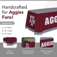 thumbnail image 2 of Maroon Texas A&M Aggies 6' Silver Table Cloth, 2 of 5