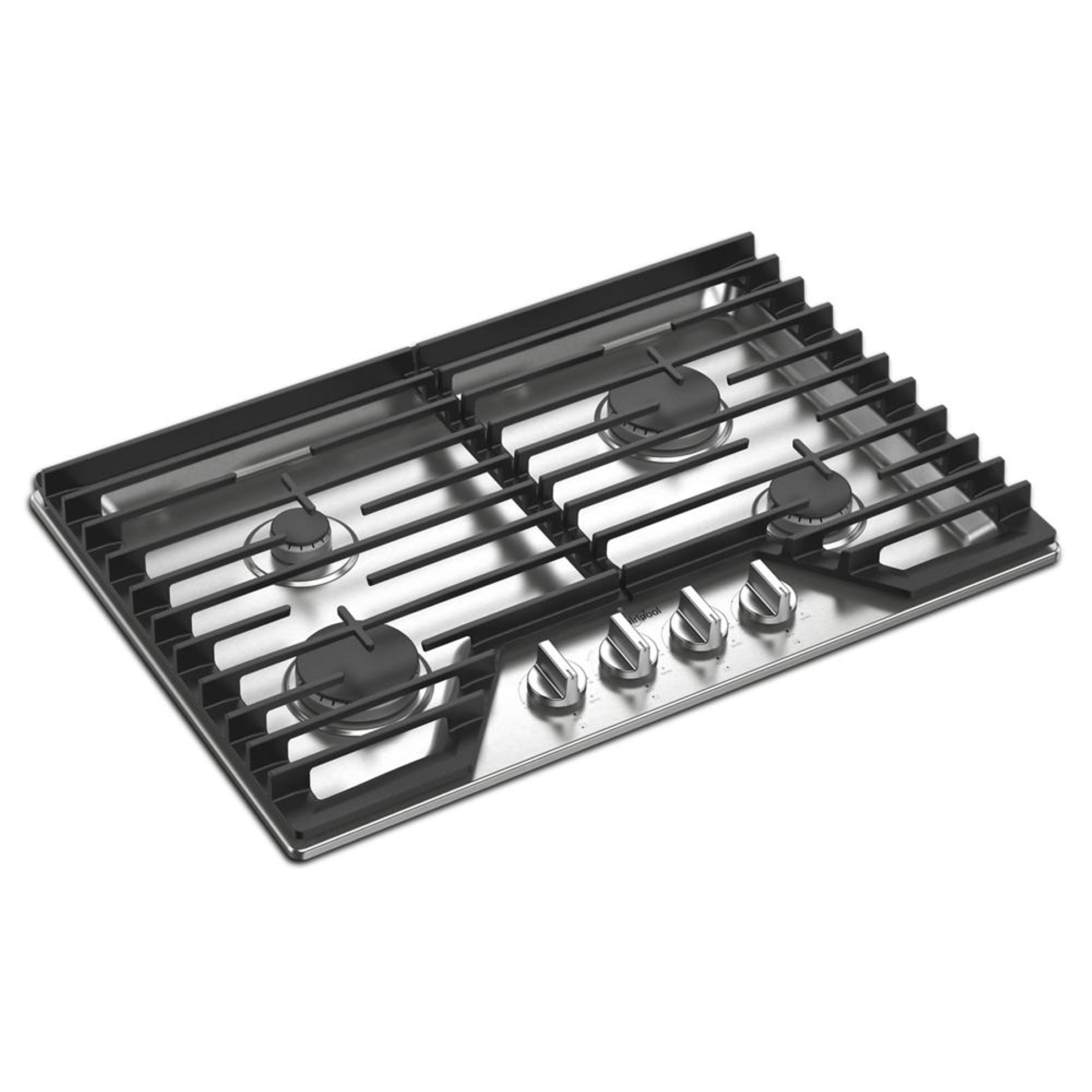 Whirlpool® 30-inch Gas Cooktop with EZ-2-Lift™ Hinged Cast-Iron Grates