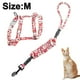 thumbnail image 1 of Juego de arnés y correa para gatos, a prueba de fugas, ajustable para caminar al aire libre con hebilla de seguridad, luna y estrella Adepaton 220314-4, 1 of 7