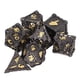 thumbnail image 1 of 7 dados poliédricos de metal exquisito, ligero, número claro, juego de mesa, dados 09, 1 of 5
